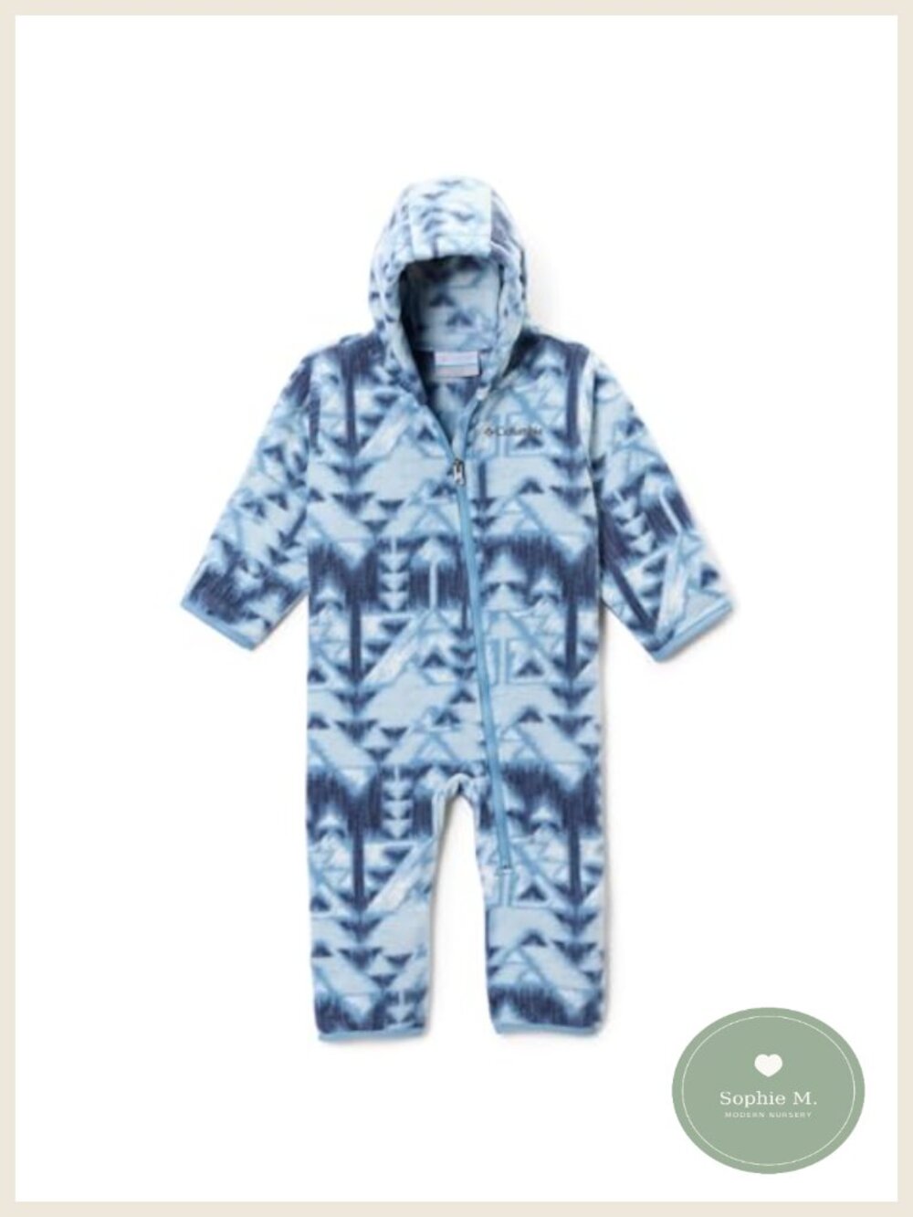 Fleece Snowsuit Bunting Infant Zip Front Warm Winter